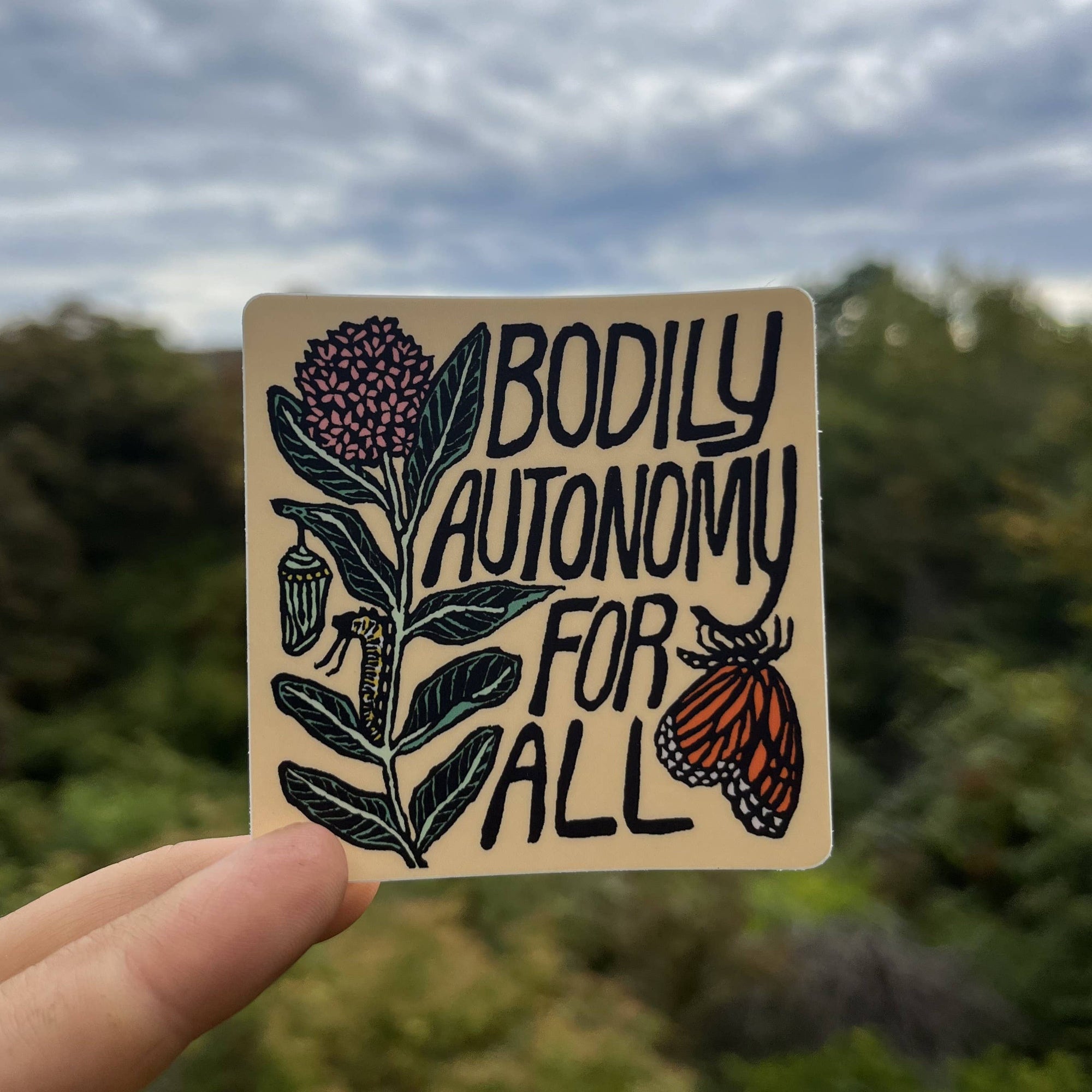 Bodily Autonomy For All Vinyl Sticker