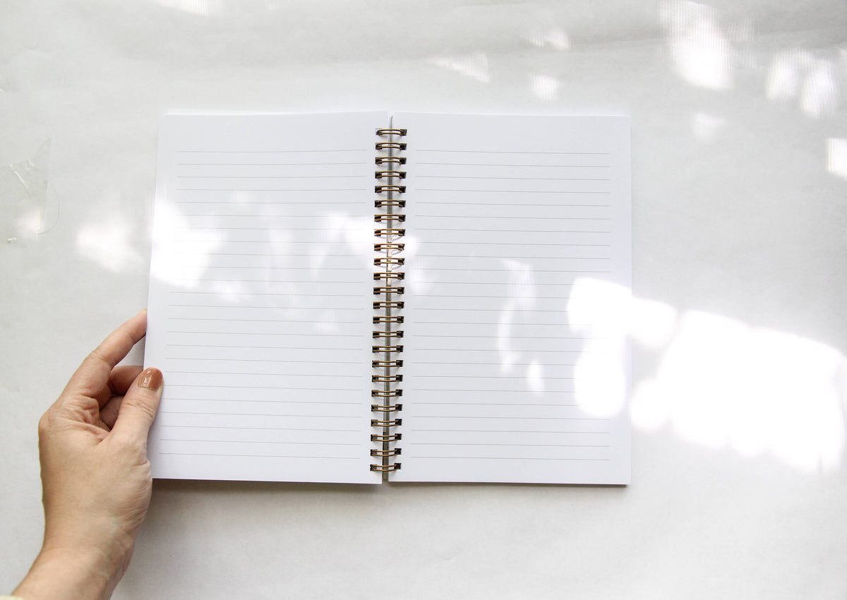 Mushroom &amp; Fungi Spiral Bound Notebook: Lined