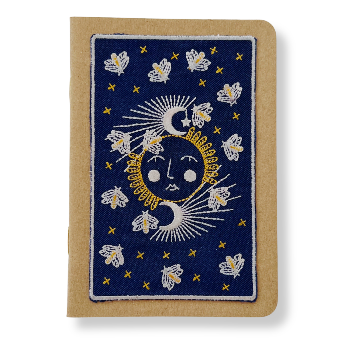 Moonglow Embroidery Pocket Notebook
