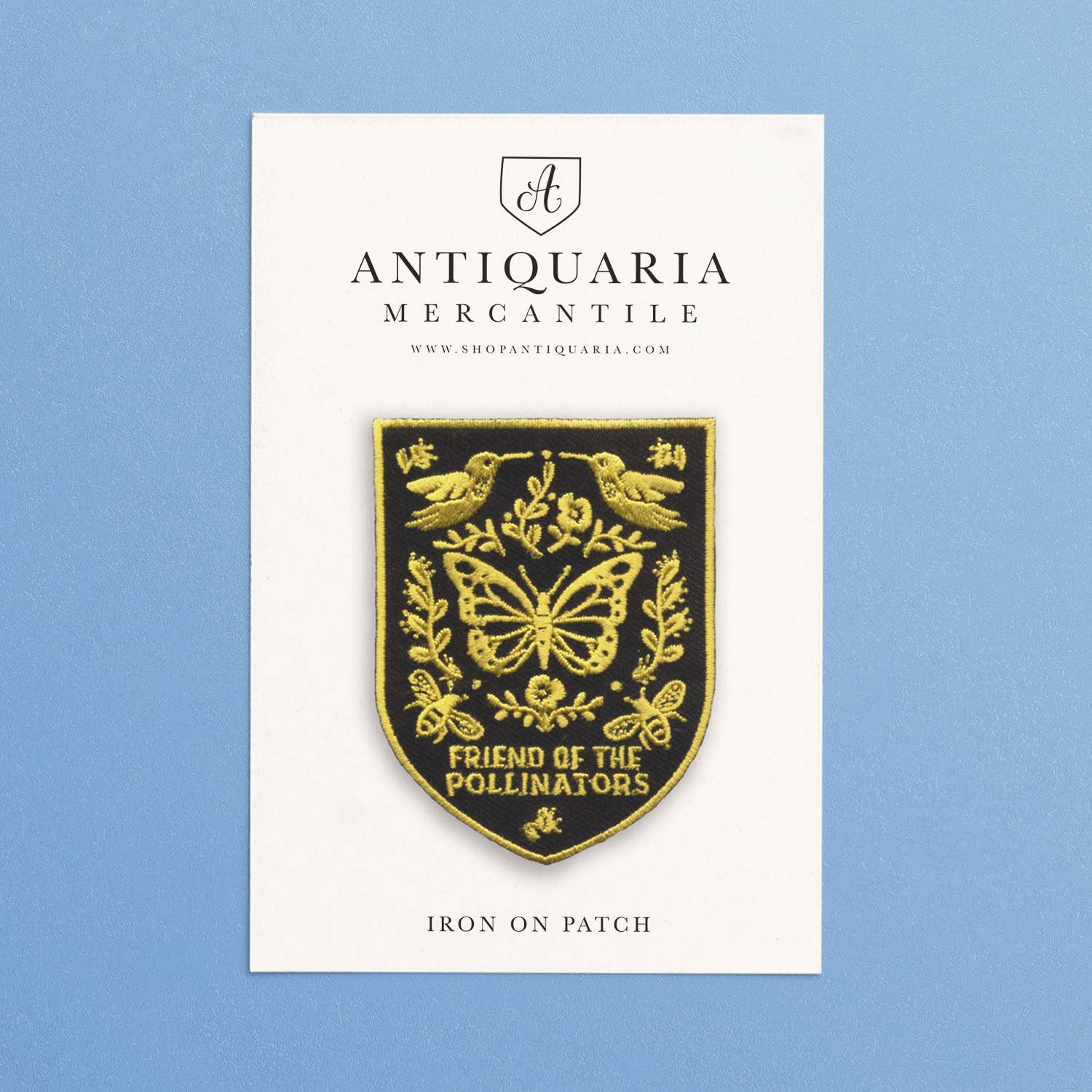 Friend of the Pollinators Embroidered Patch