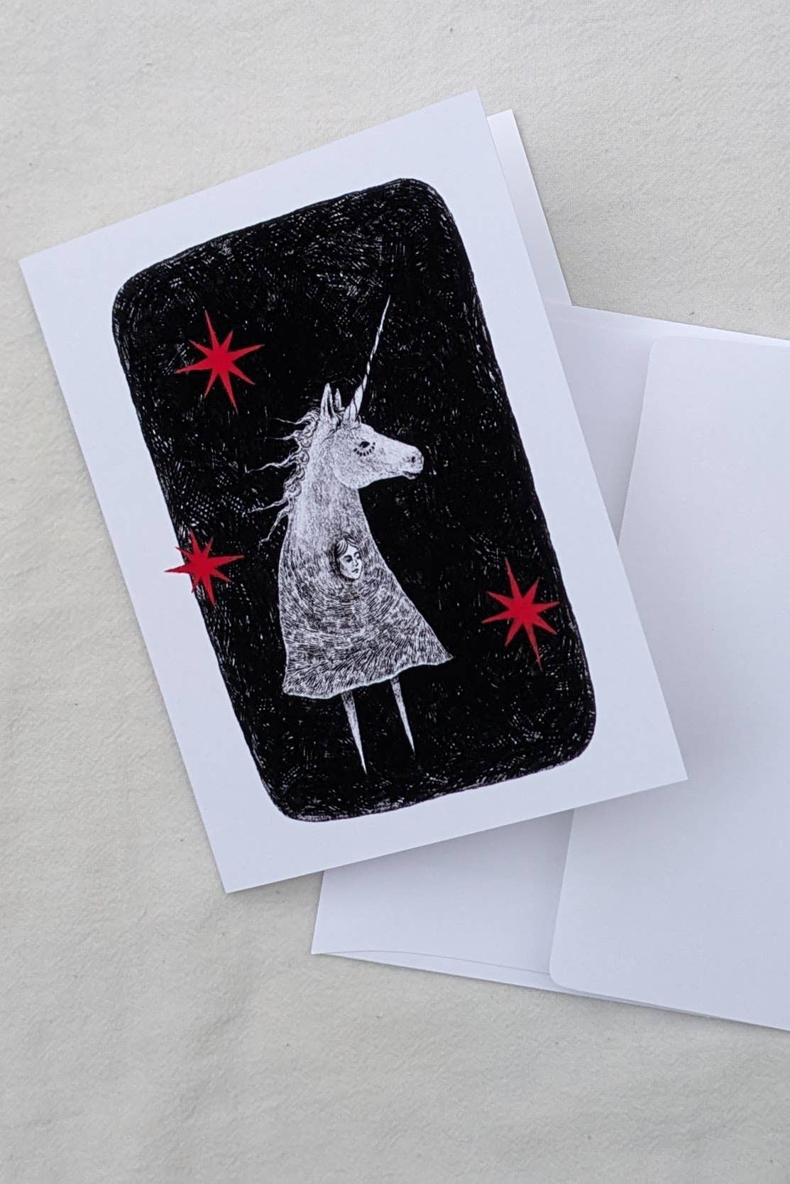 "The Hero" Notecard by Moth Folk