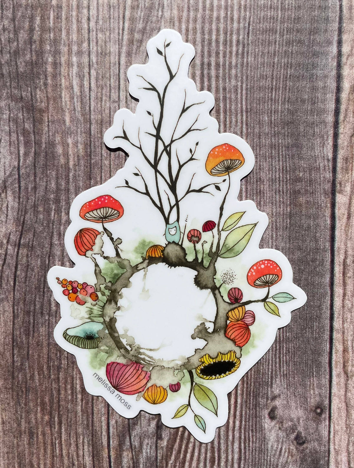 My Own Little World Vinyl Sticker