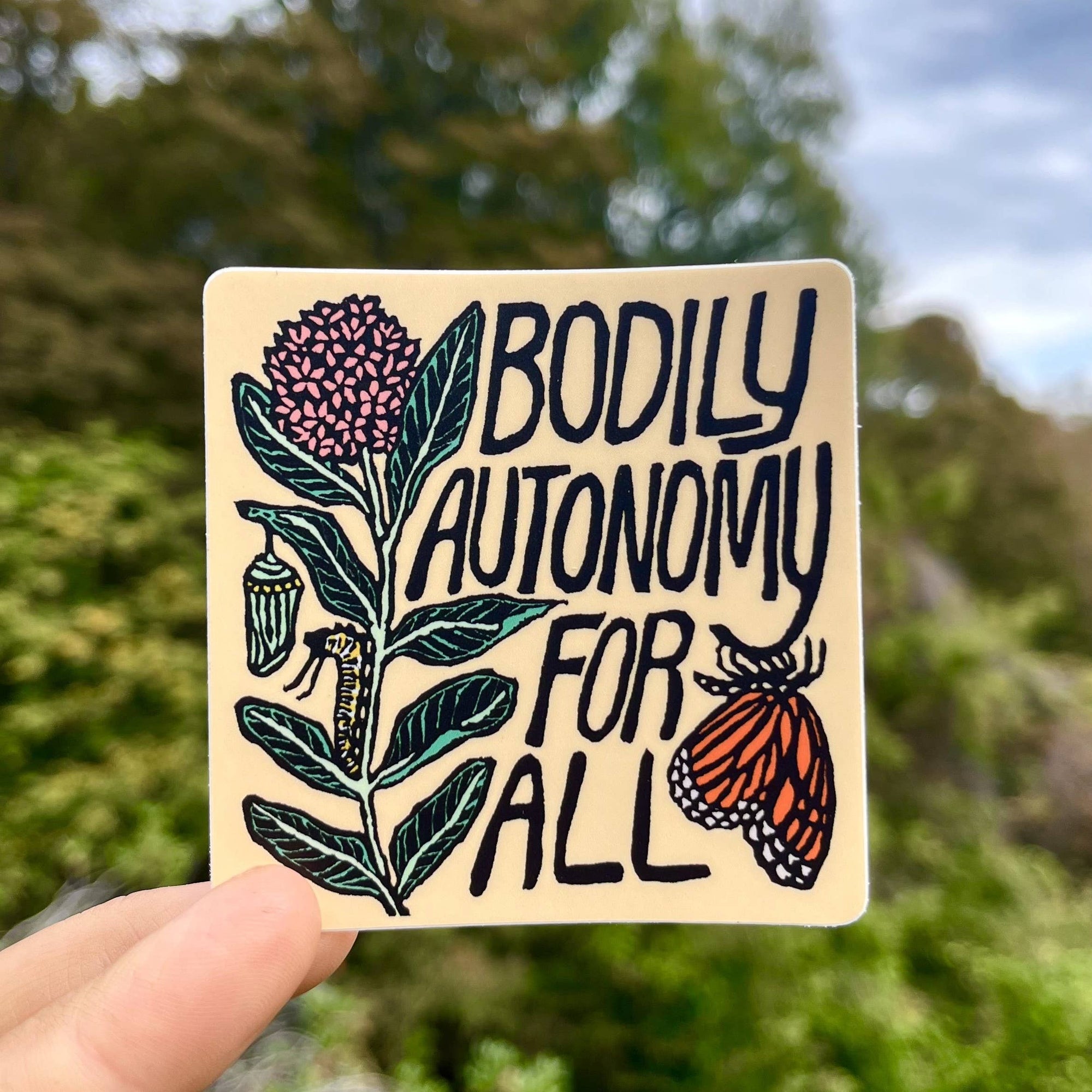 Bodily Autonomy For All Vinyl Sticker