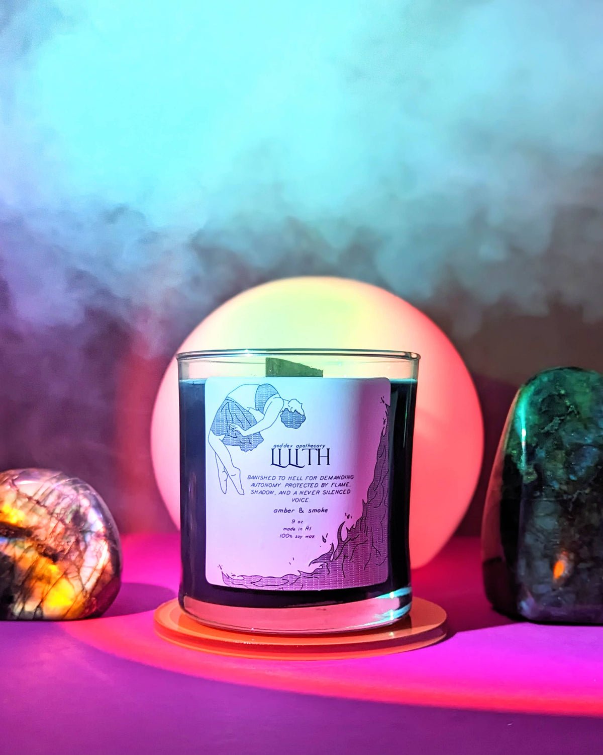 Lilith | Amber &amp; Smoke Soy Candle