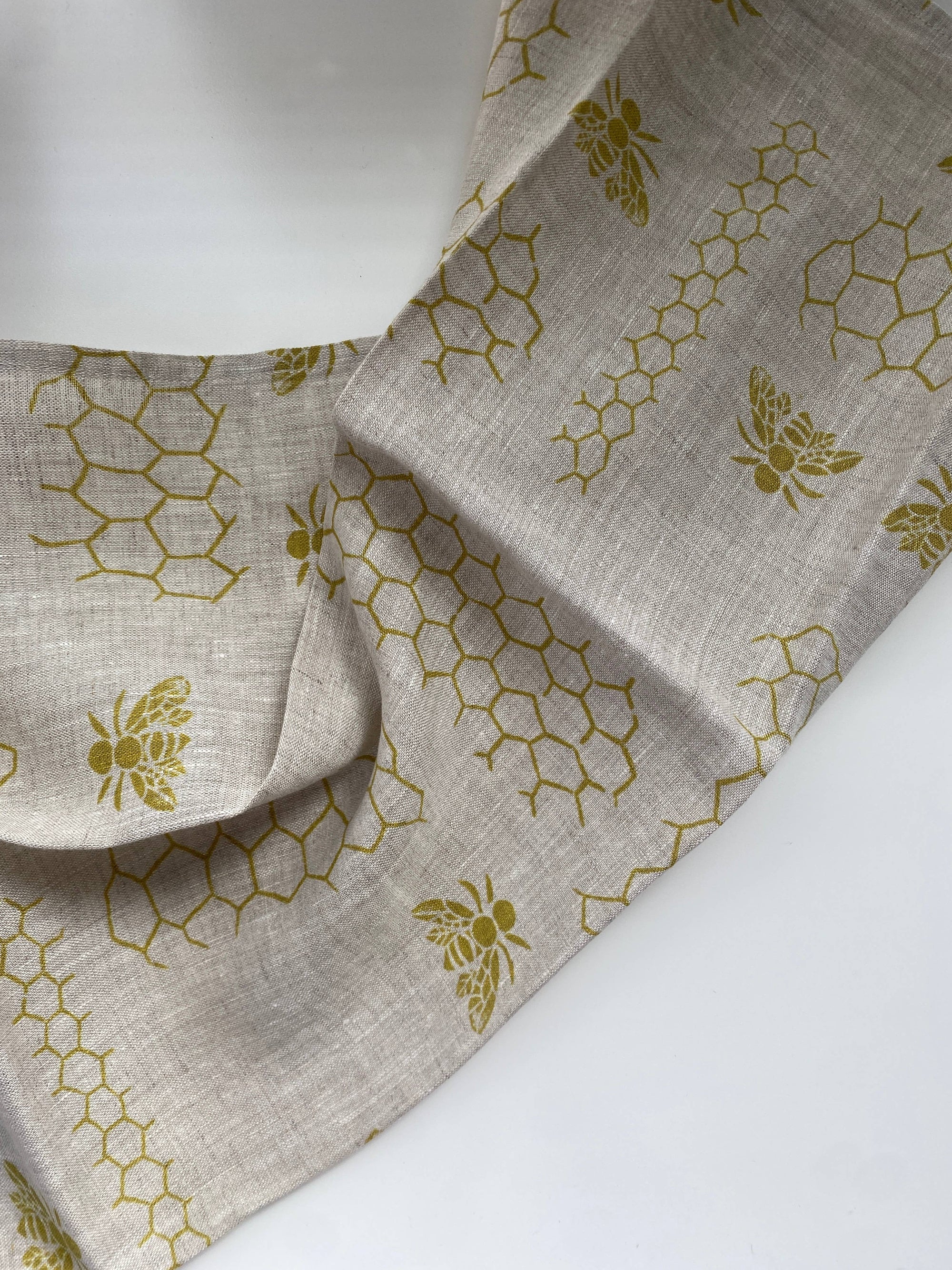 Dark Fig Linen Tea Towel