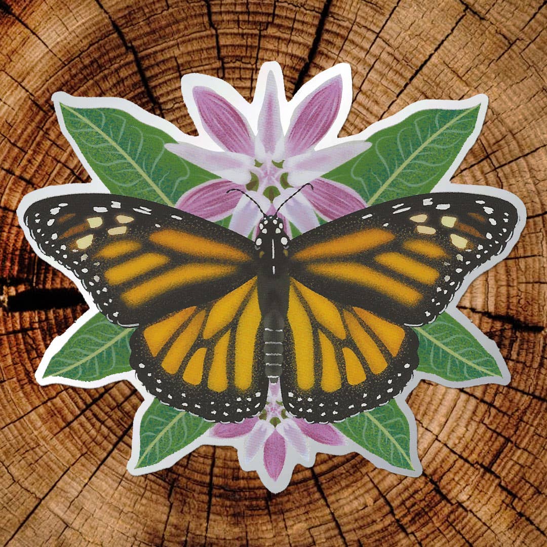 Monarch Matte Mirror PVC-Free Sticker