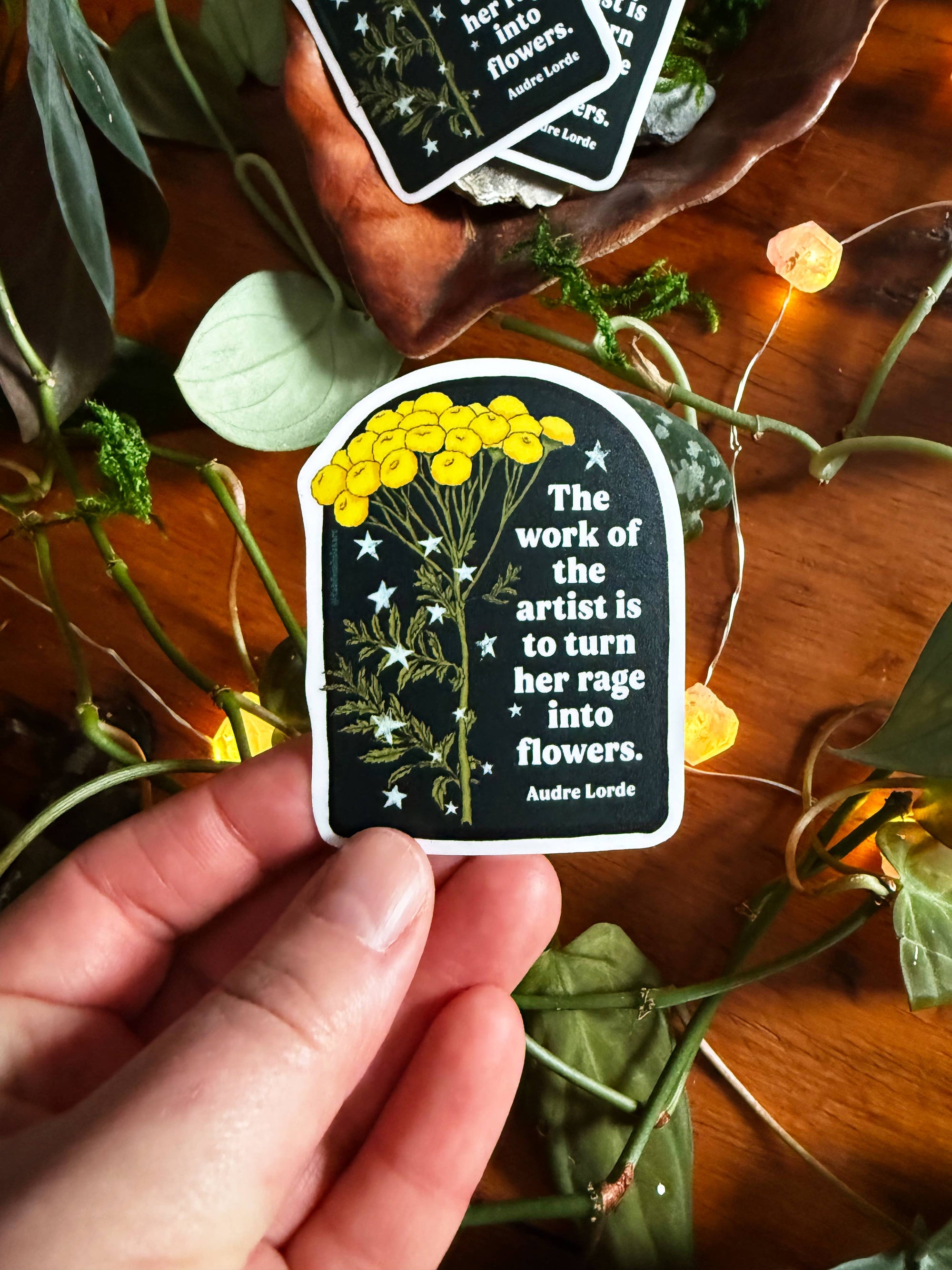 Audre Lorde Sticker, the work of the artist