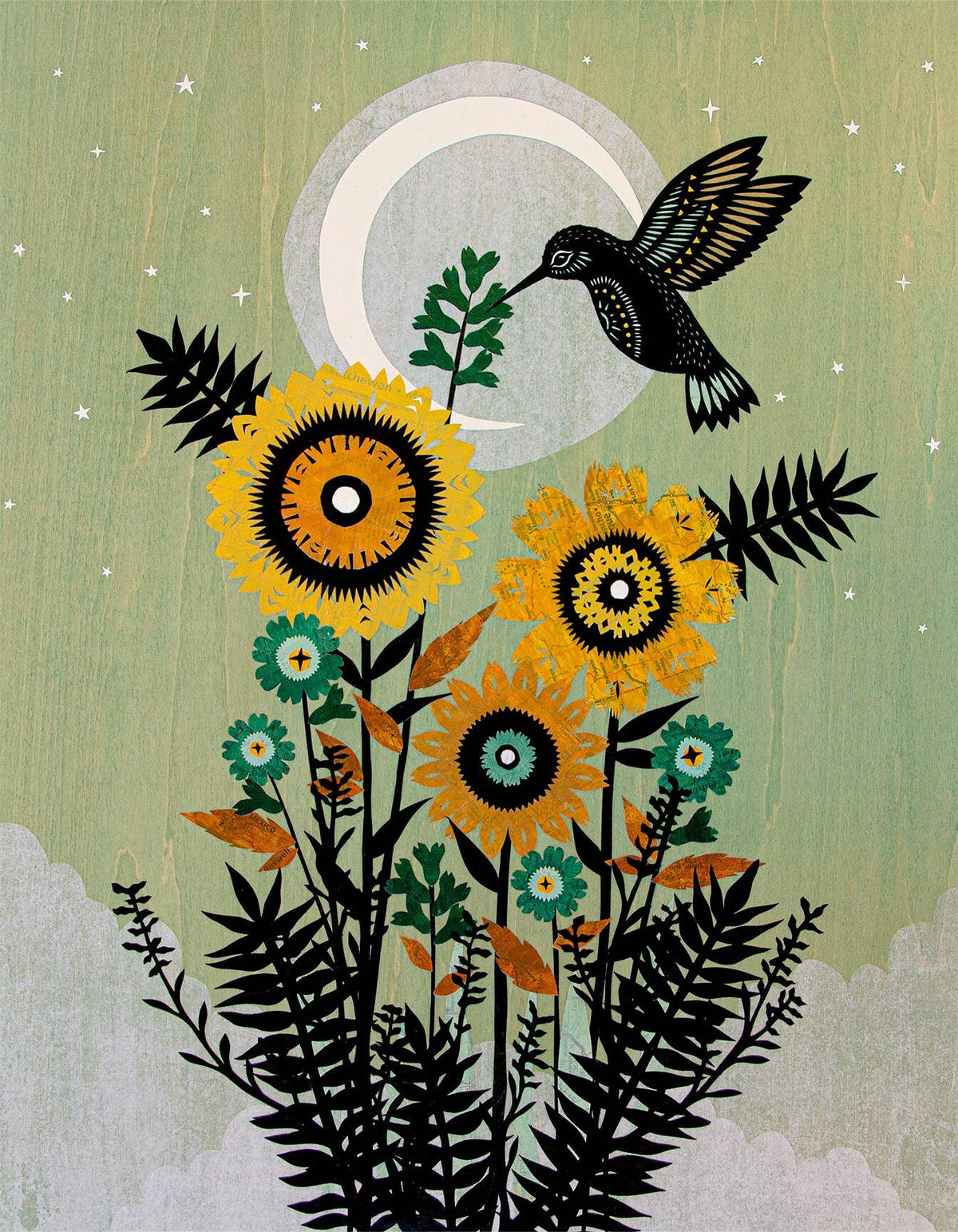 Be Born Slowly (8&quot; x 10&quot; Cut Paper Art Print)