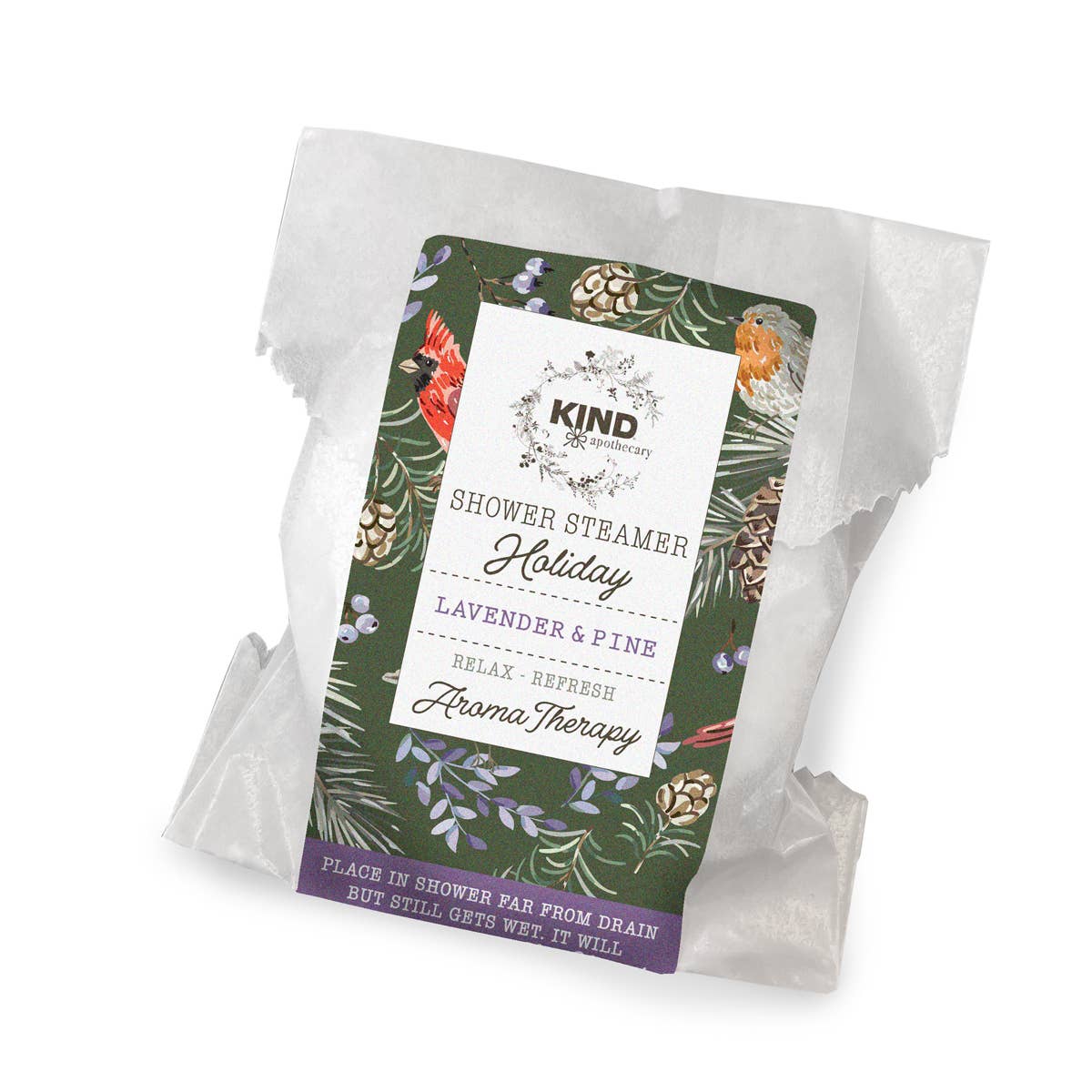 Lavender Pine Holiday Shower Steamer