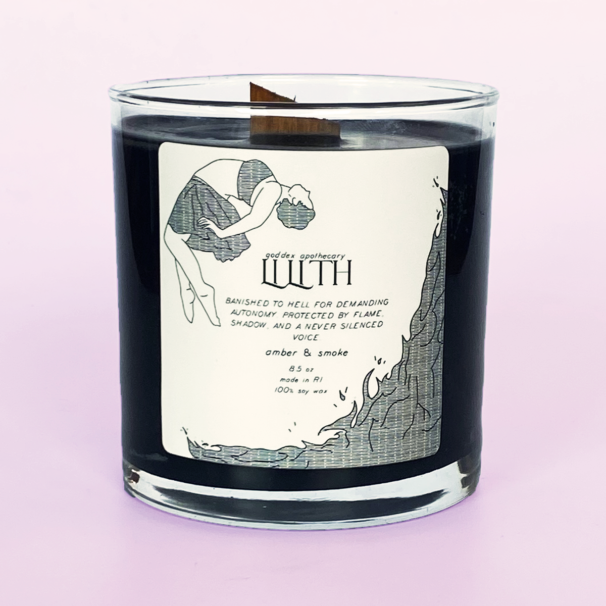 Lilith | Amber &amp; Smoke Soy Candle