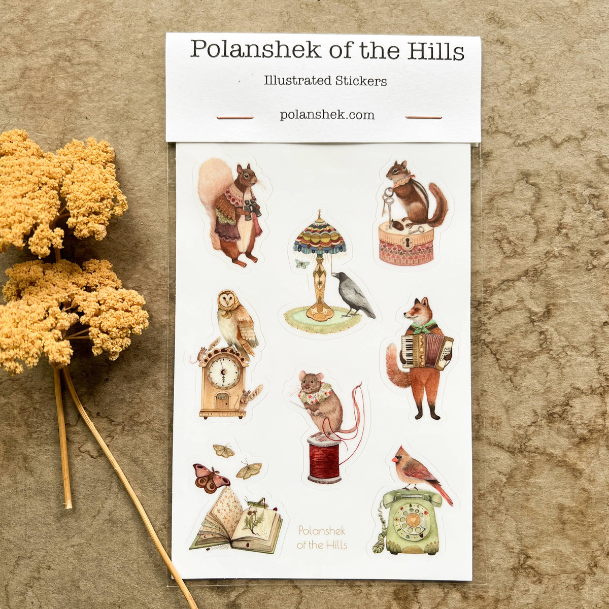 Woodland Home Sticker Sheet