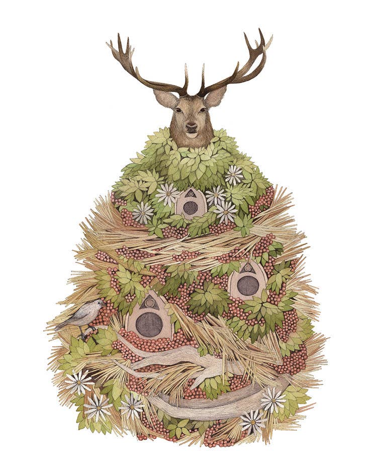 House of Deer (8&quot; x 10&quot; Print)
