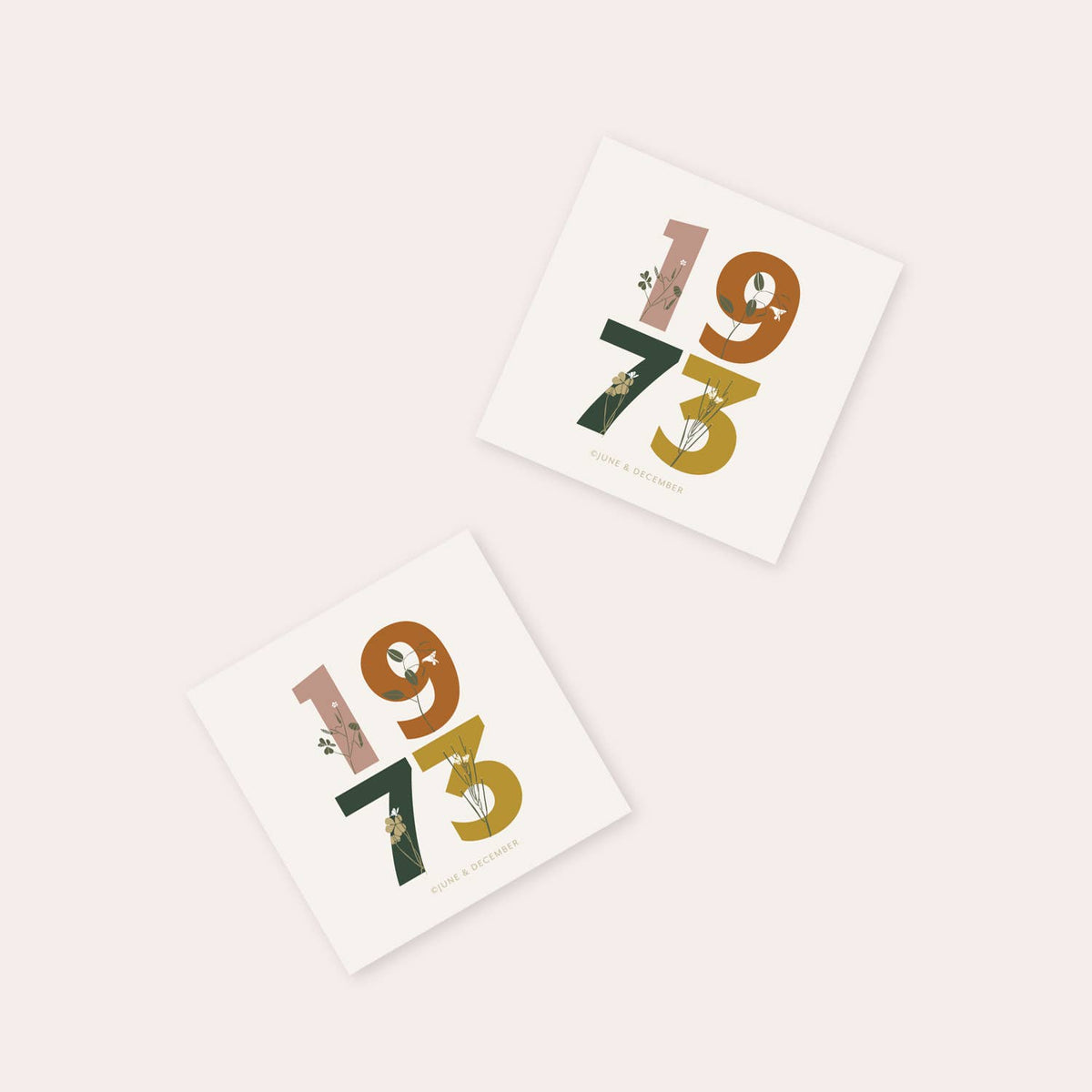Limited Edition 1973 sticker 3x3 square