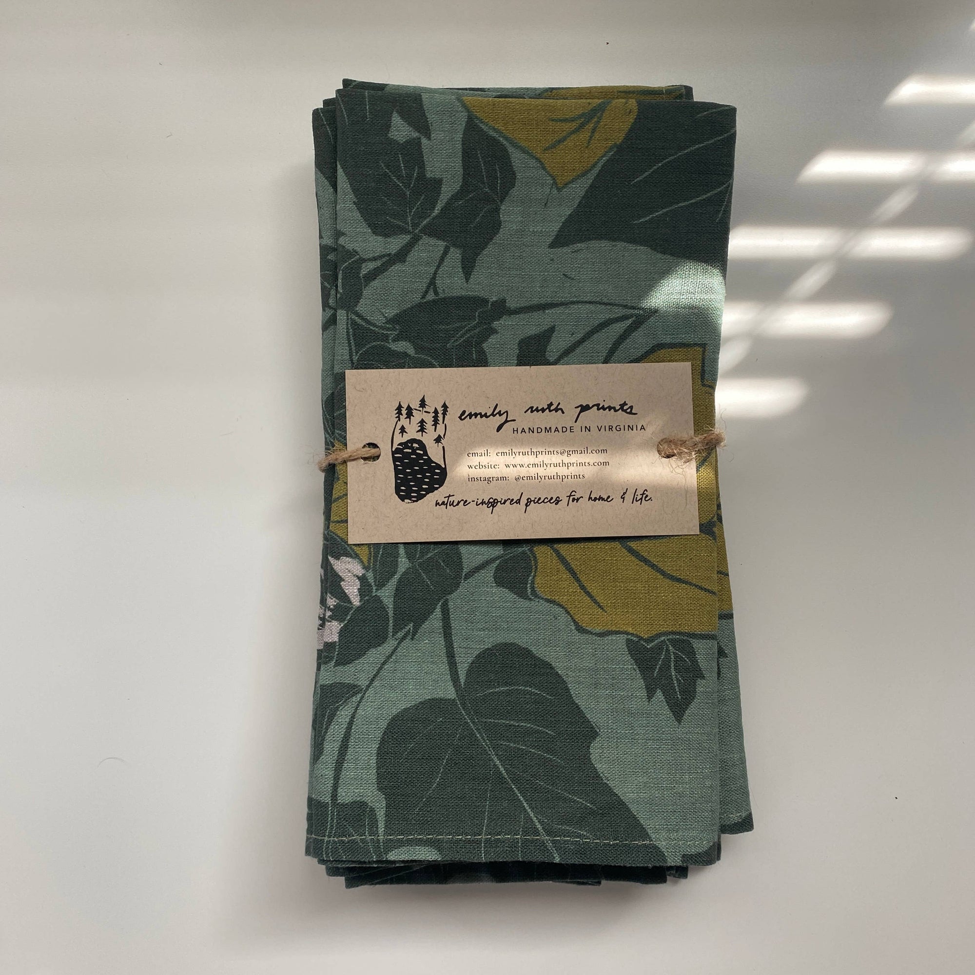 Tulip Poplar Linen Napkins