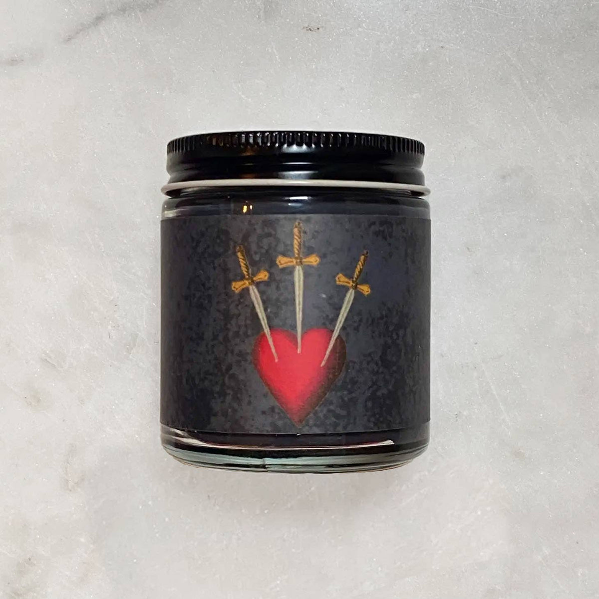 Three of Swords Mini Candle