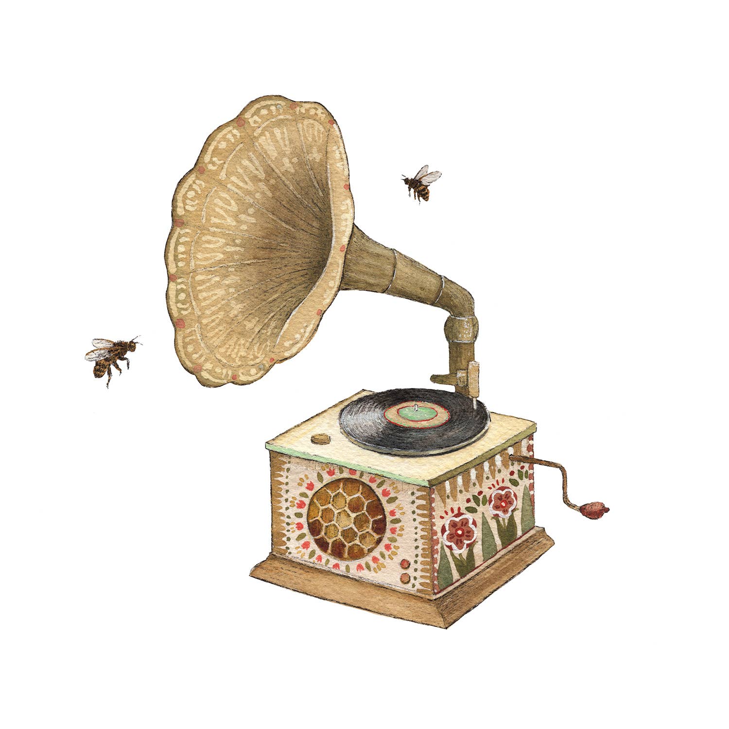 Franny's Record: Woodland Home (8" x 10" Print)