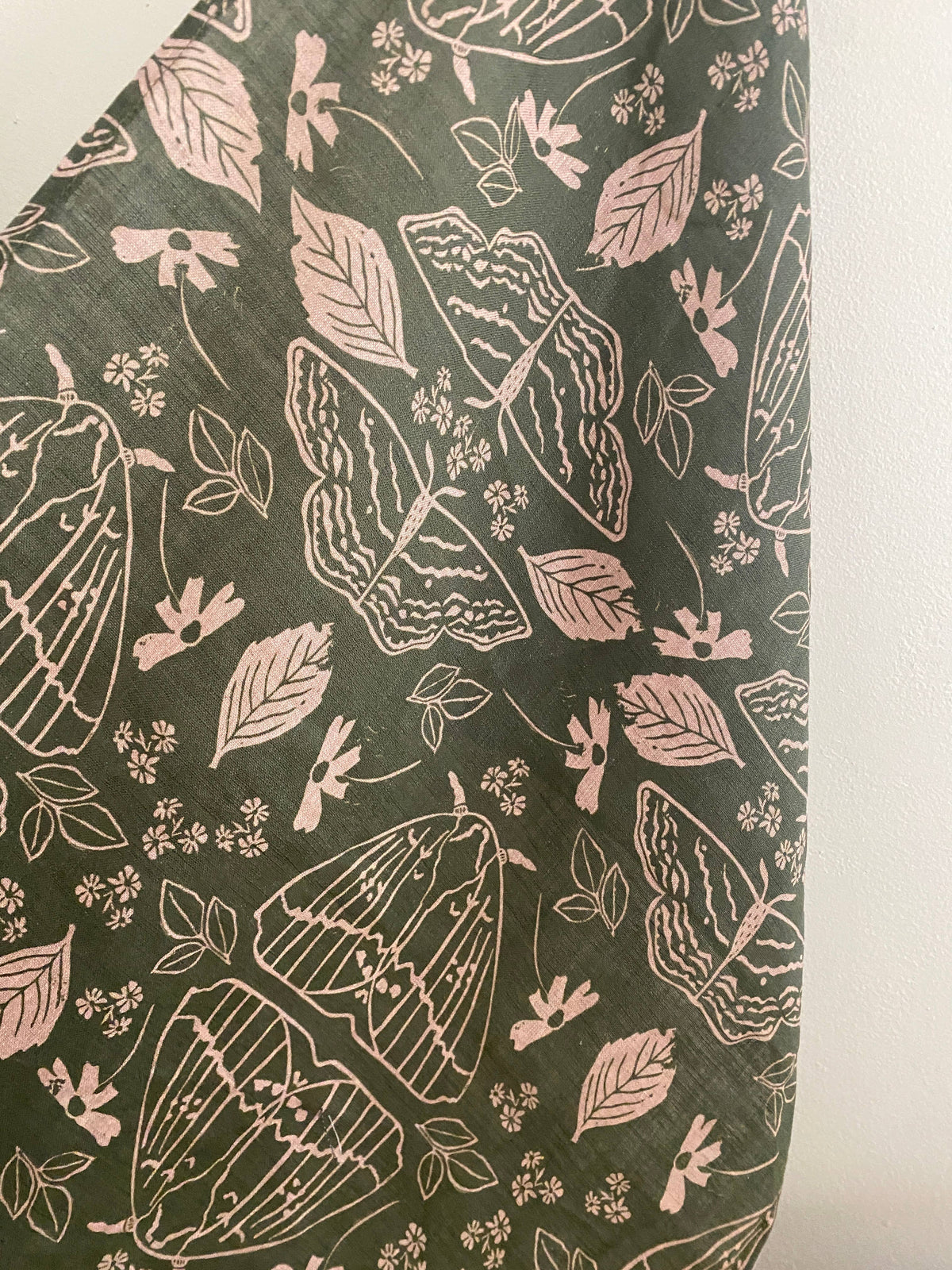 Olive Moth Tea Towel