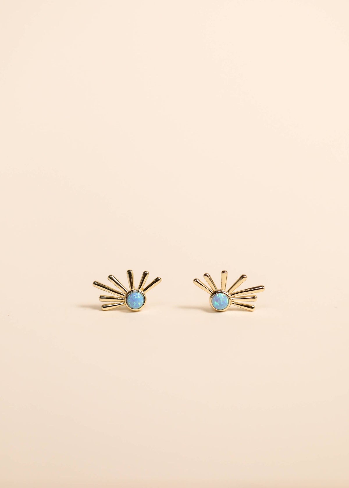 Sun Ray - Fire Opal Stud