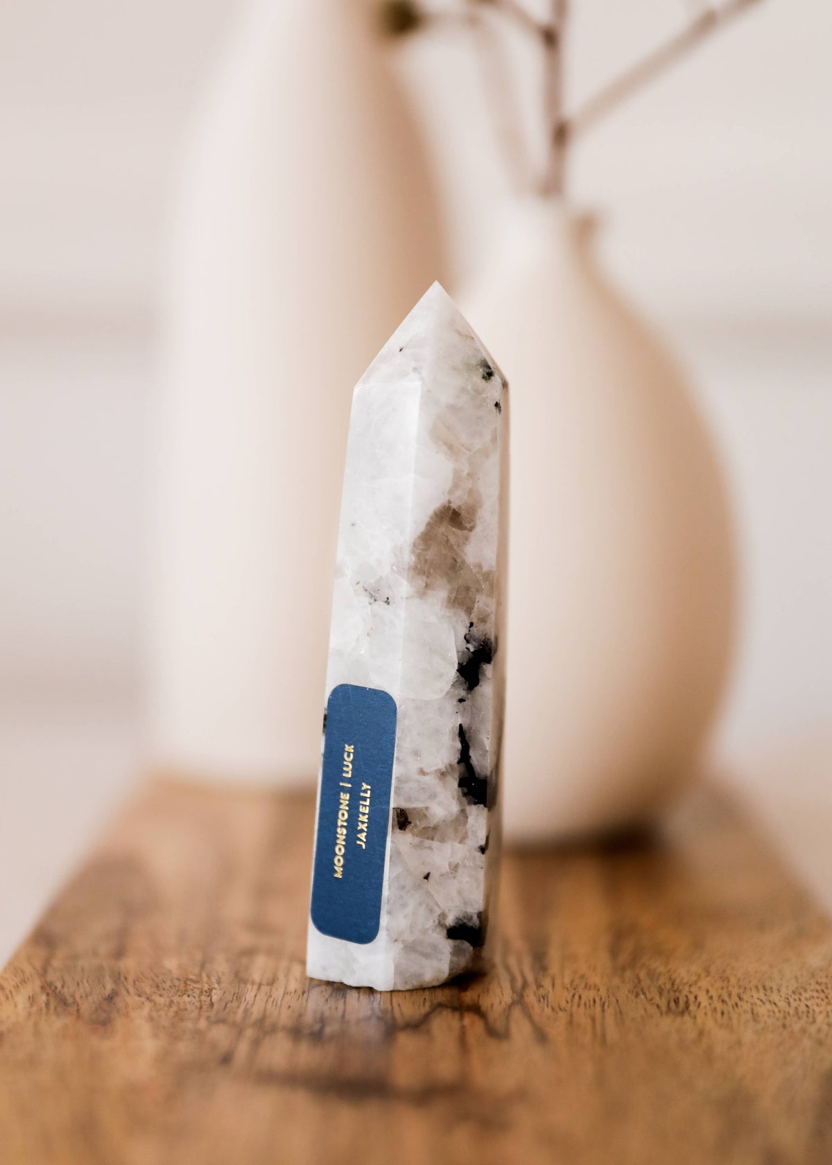 Moonstone Crystal Point