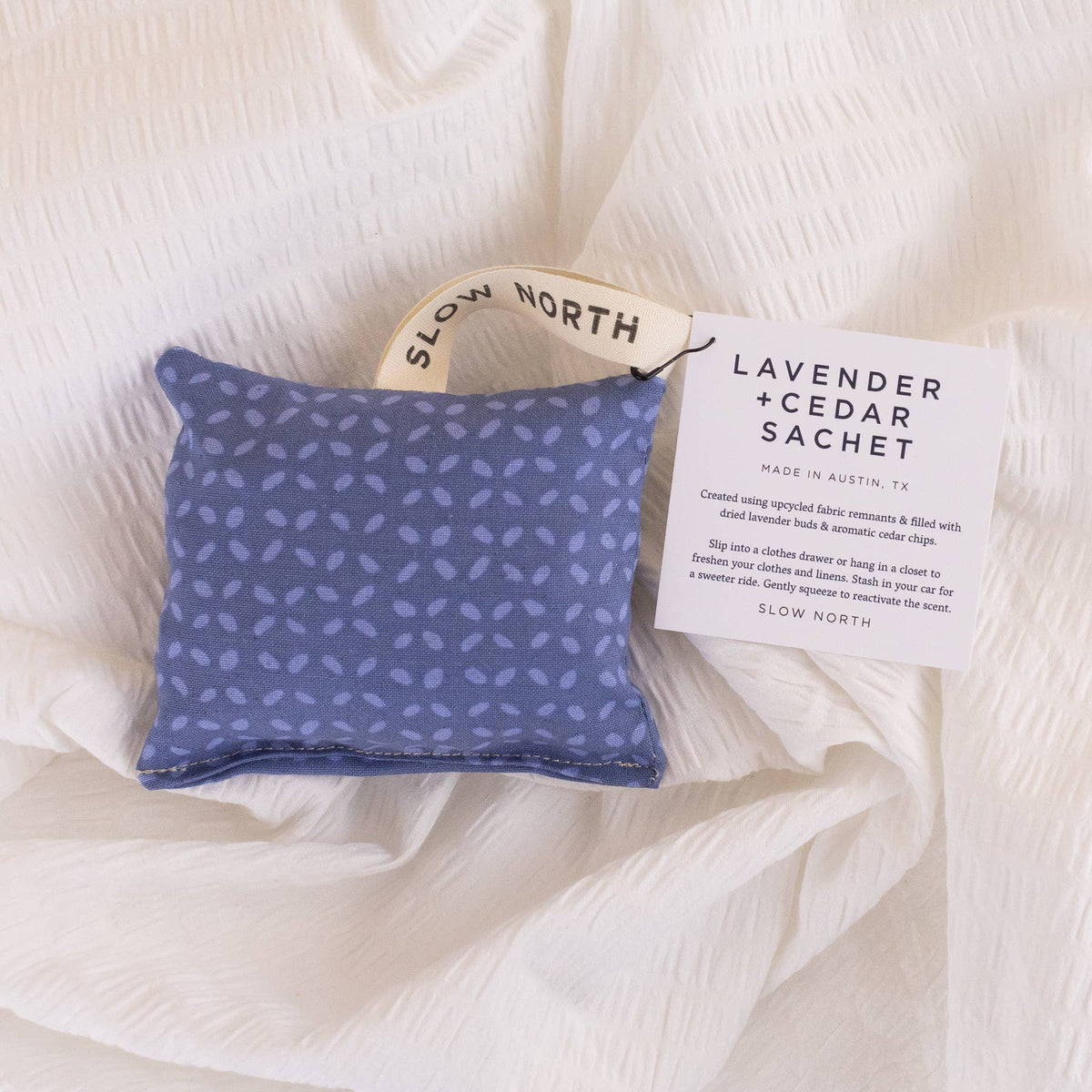 Lavender + Cedar Sachet Pouch - Cornflower