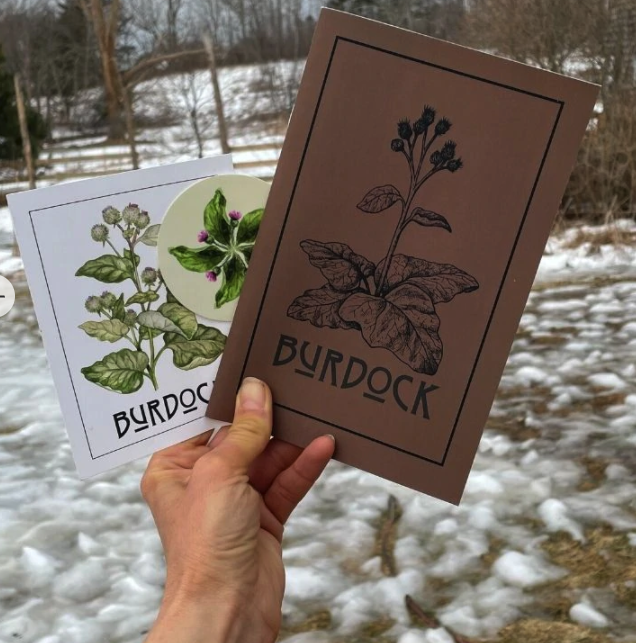 Burdock Zine by Kathi Langelier