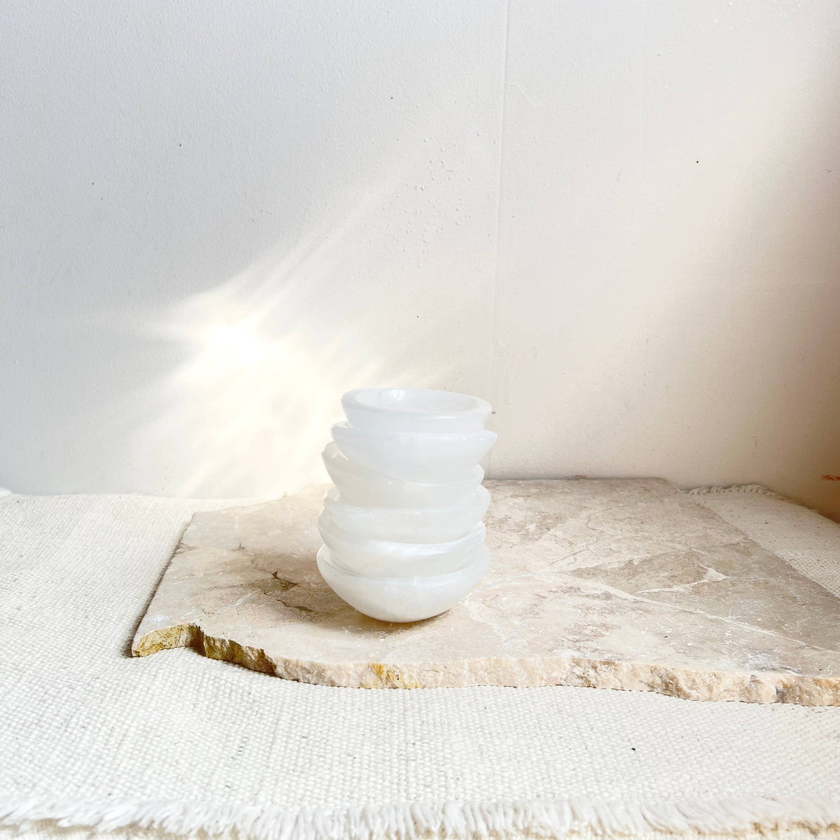selenite bowls