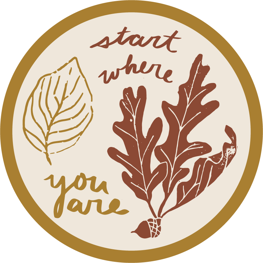 Start Where You Are - Vinyl Sticker