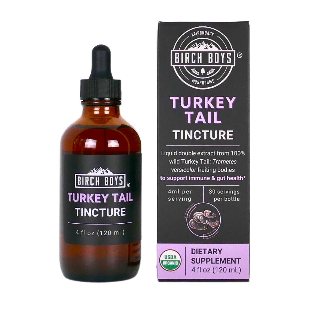 Turkey Tail Tincture (4oz)—Birch Boys