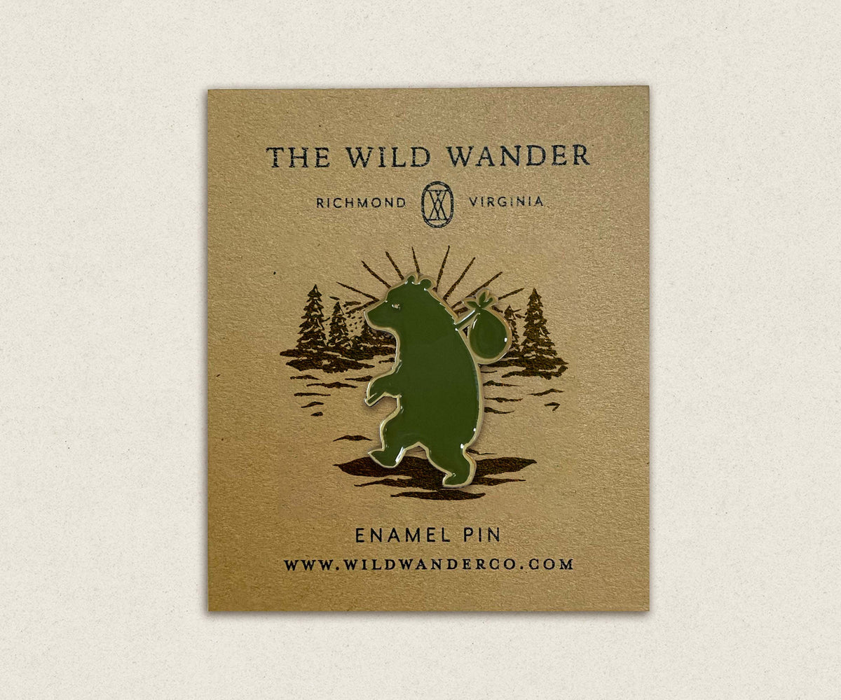 Wander Bear Enamel Pin