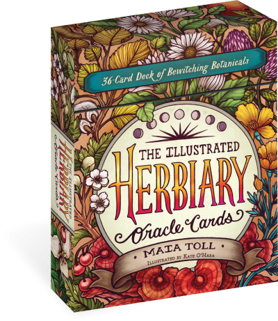 The Illustrated Herbiary Oracle Cards 36-Card Deck of Bewitching Botanicals