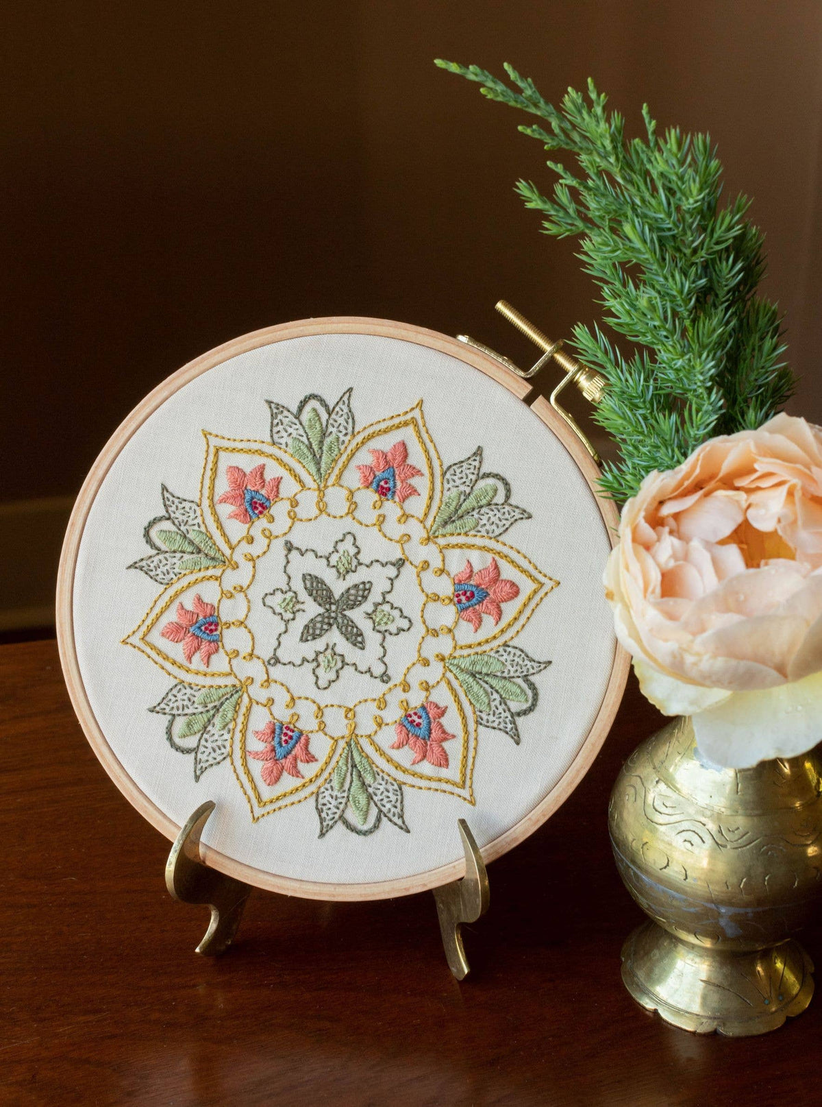 Thessaly Floral Embroidery Kit