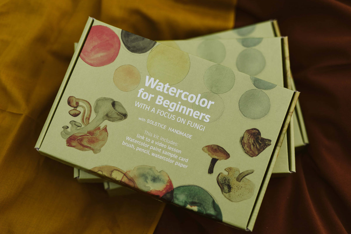 Beginner&#39;s Watercolor - Art Kit with Video Lesson