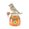 Jozefa the Honey Bird: Woodland Kitchen Card