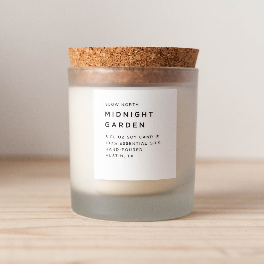 Midnight Garden Frosted Candle