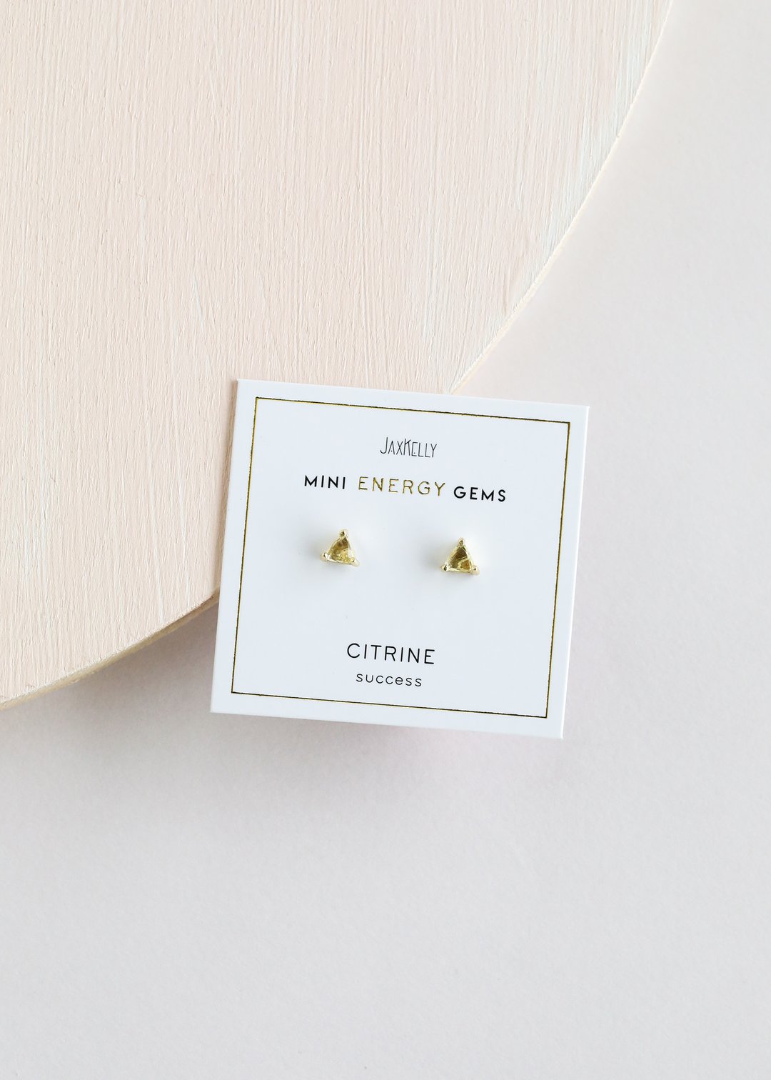 Citrine Mini Energy Gems Earrings