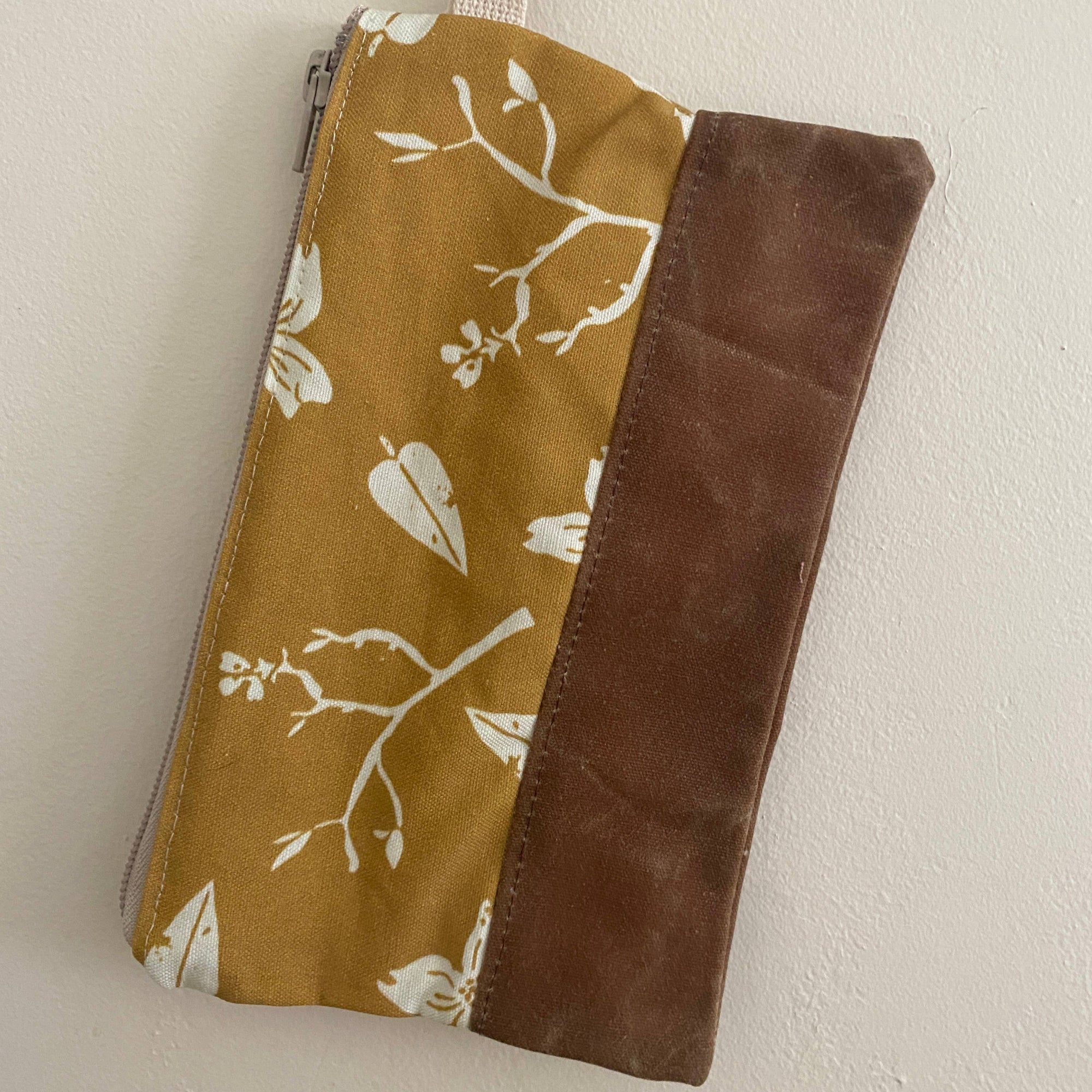 Dogwood Waxed Canvas Wristlet