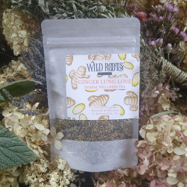 Ginger Lung Love Tea Wild Roots Apothecary