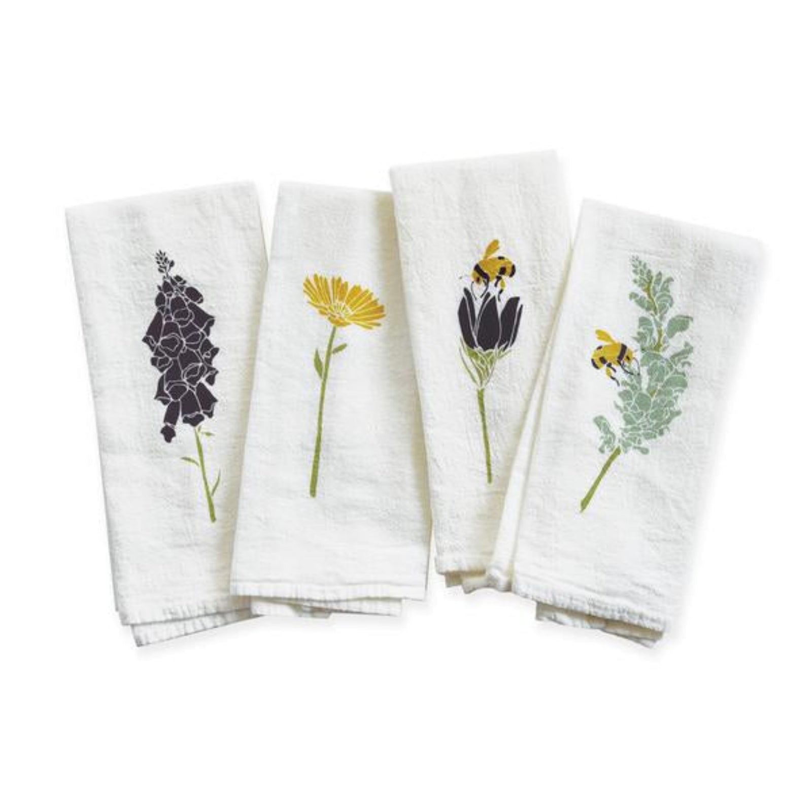 Honeybee Garden Napkins: set of 4