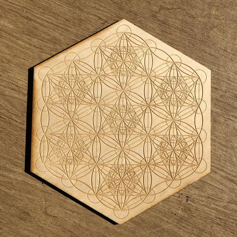 Metatron&#39;s Cube Seed of Life Crystal Grid