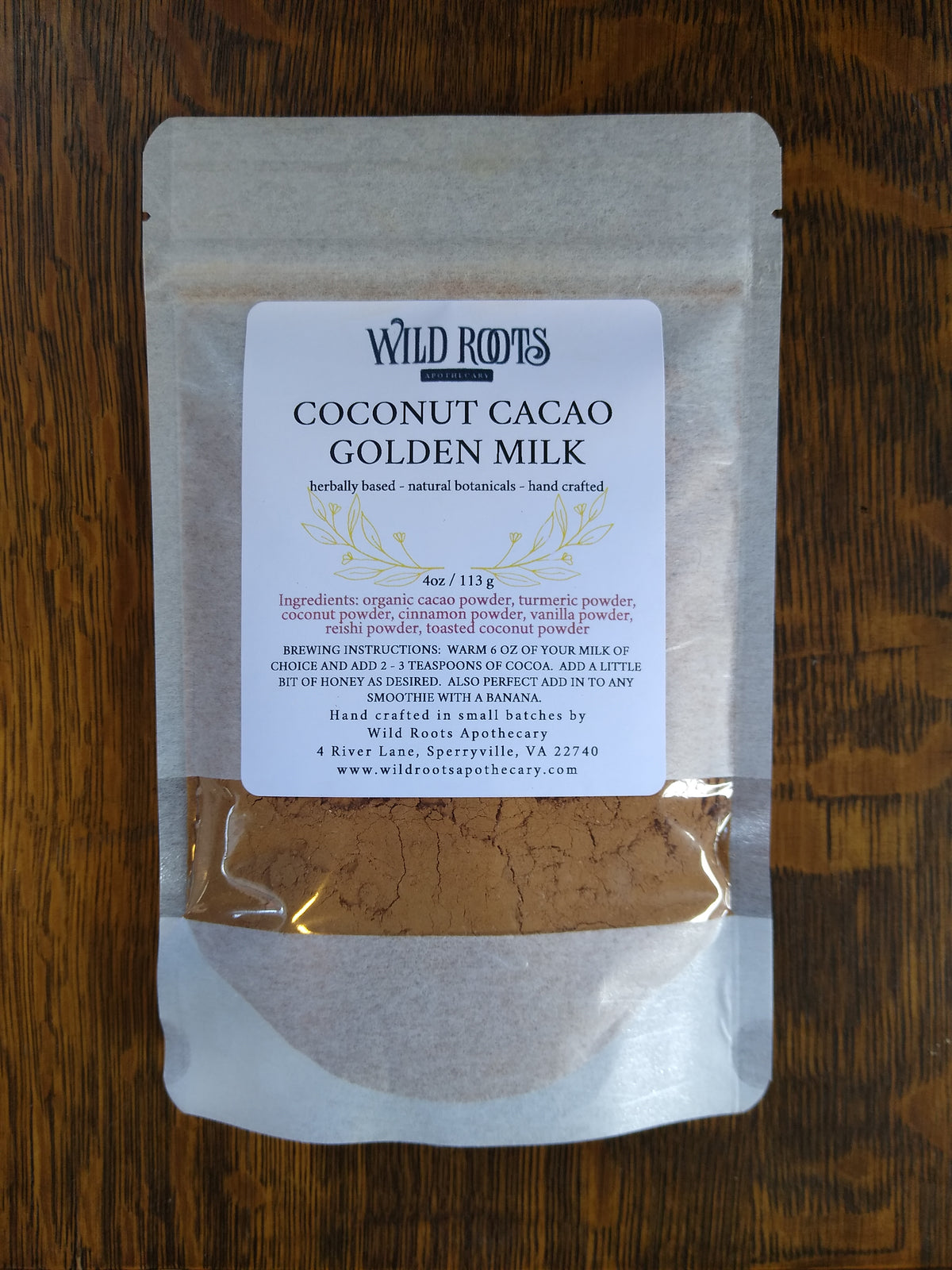 Coconut Cacao Golden Milk