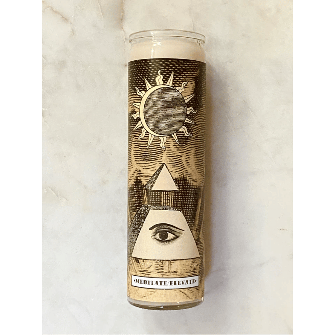 Meditate/Elevate Altar Candle