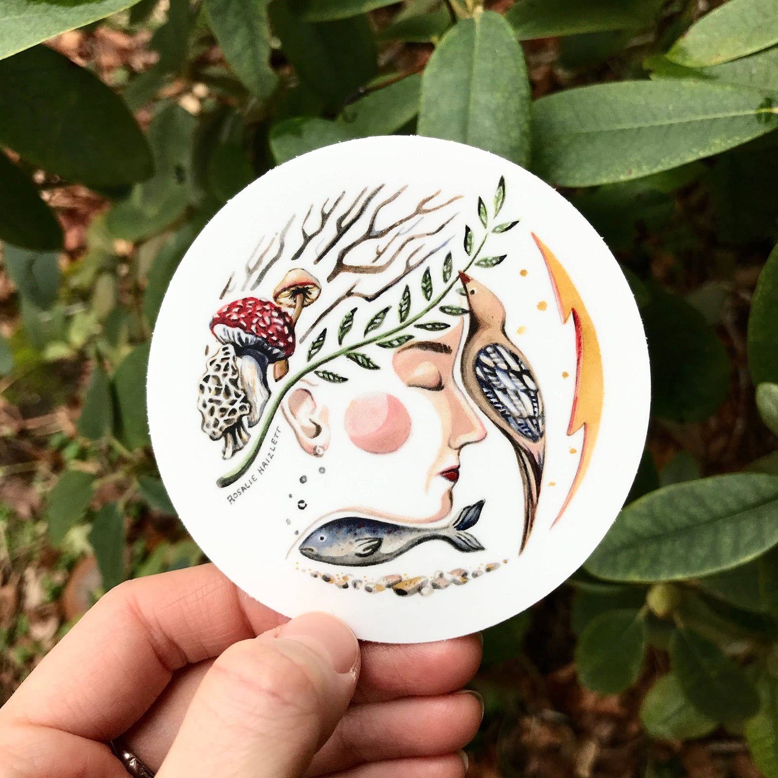 Nature Girl Waterproof Vinyl Sticker