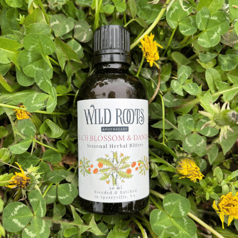 Peach Blossom and Dandy O&#39; Bitters—Wild Roots Apothecary