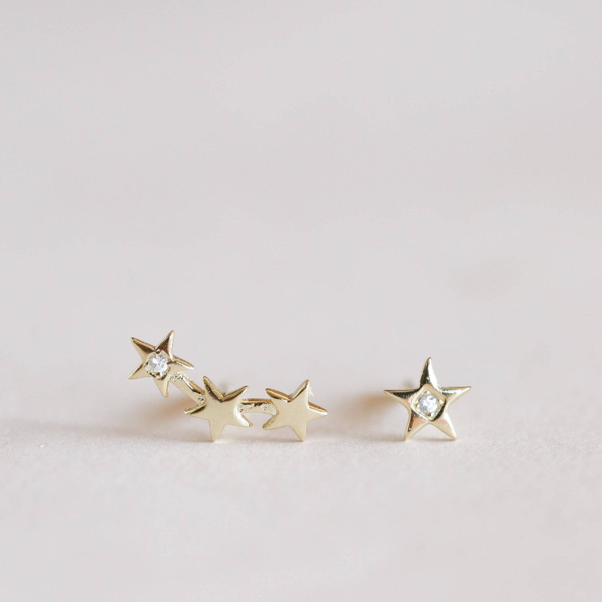 Star and Constellation Complement Stud Earrings
