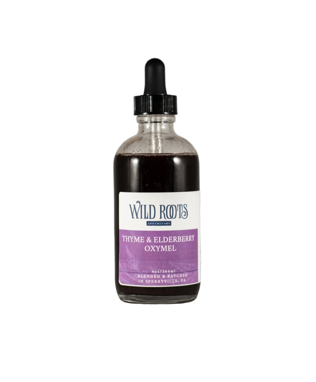 Thyme &amp; Elderberry Oxymel