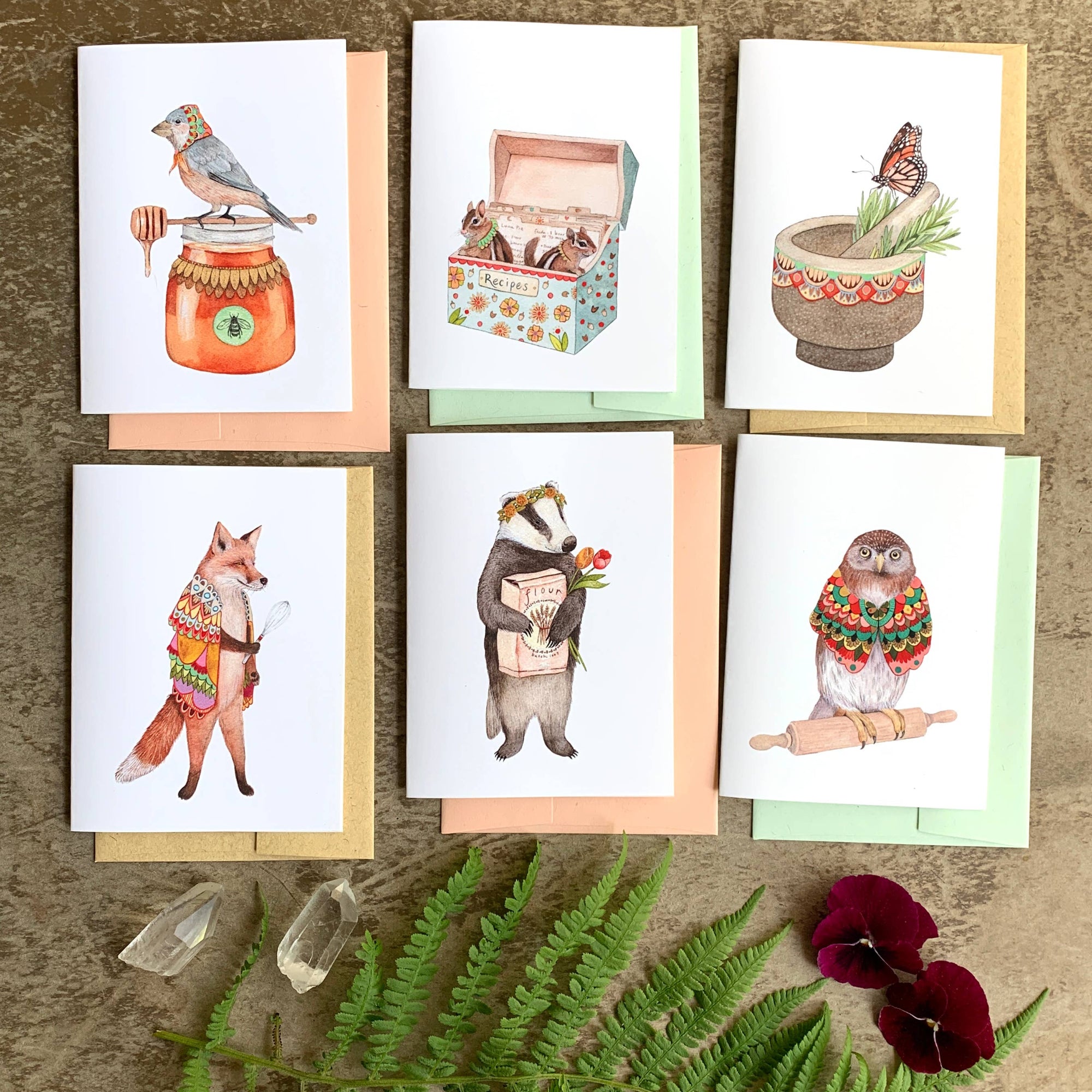 Woodland Kitchen Small Card Pack