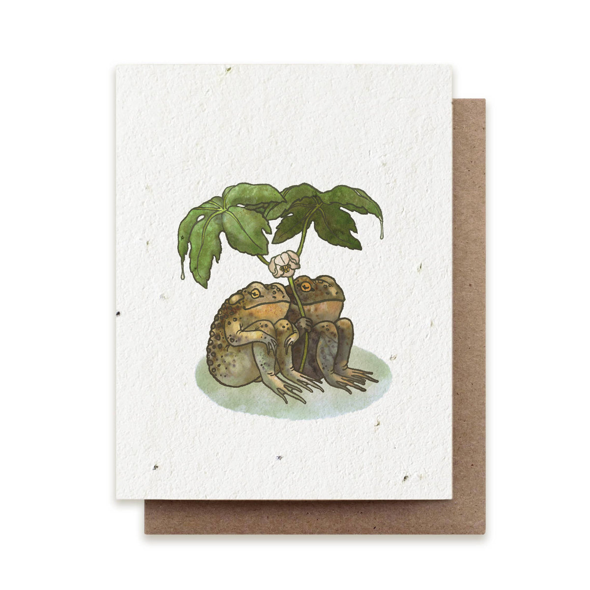 Two Toads Together Plantable Seed Card