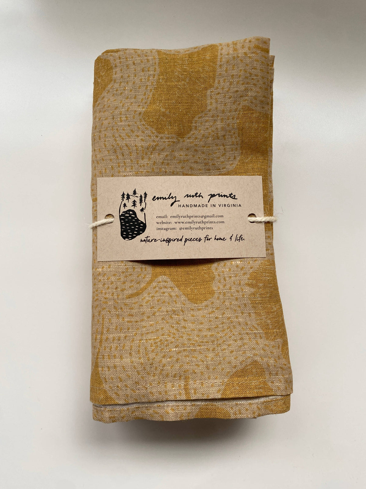 Ginkgo - Linen Napkin Set