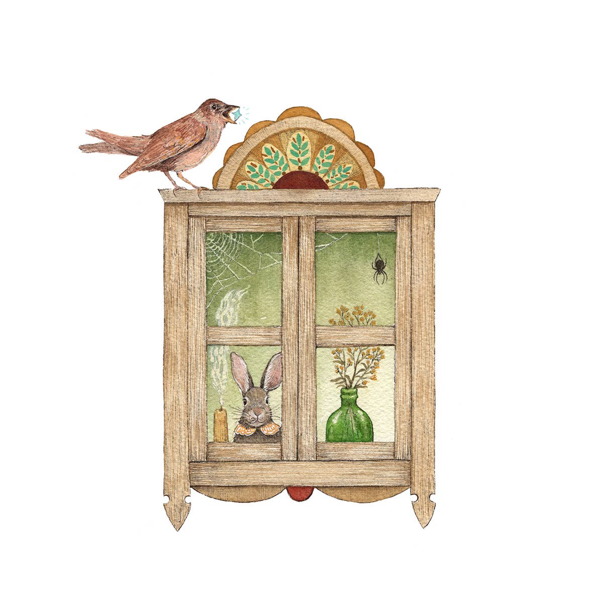 Mabel&#39;s Window: Woodland Home (8&quot; x 10&quot; Print)