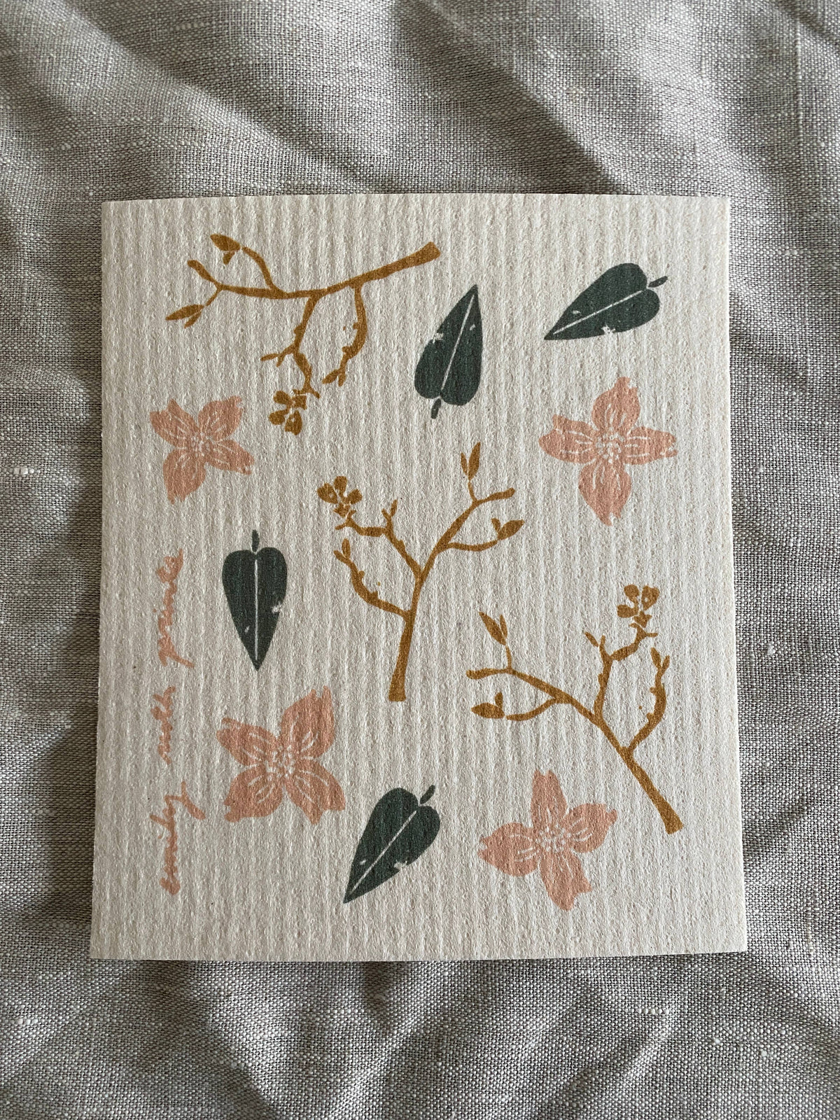 Dogwood Swedish Dish Cloth